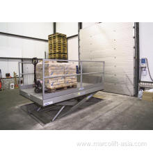 Loading dock material lift